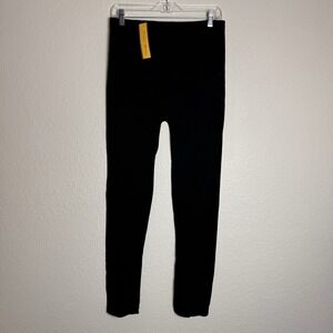 Mega Wear Maternity Leggings OS Black LM151-26 Nylon Spandex Over Belly Stretch